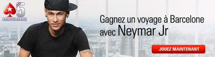 Neymar Jr Barcelone PokerStars.fr