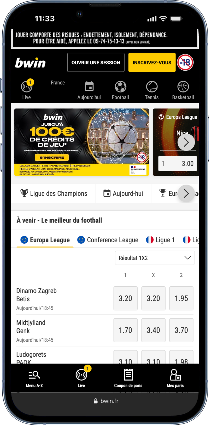 Bwin casino en ligne français