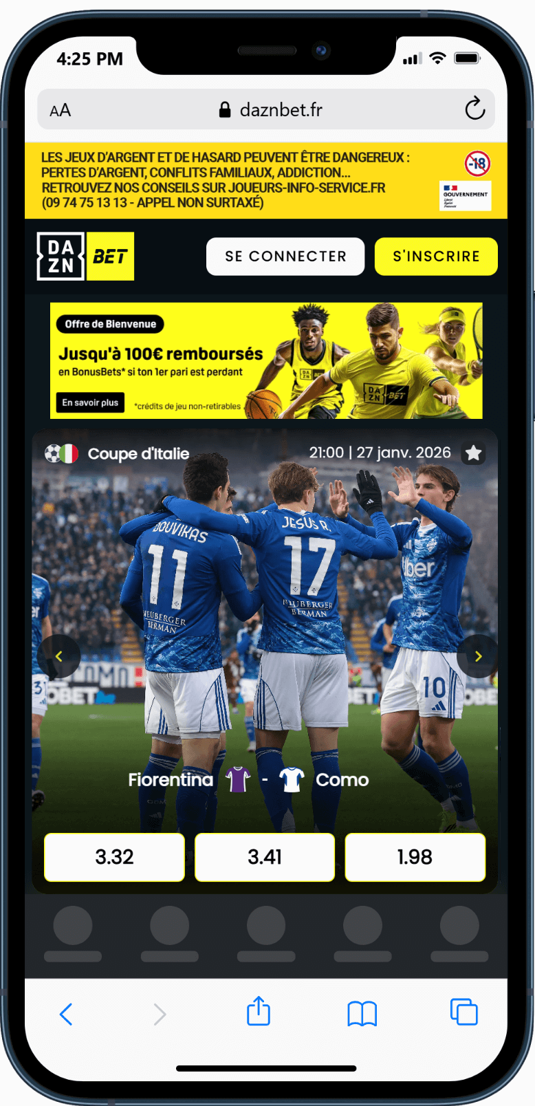 dazn bet