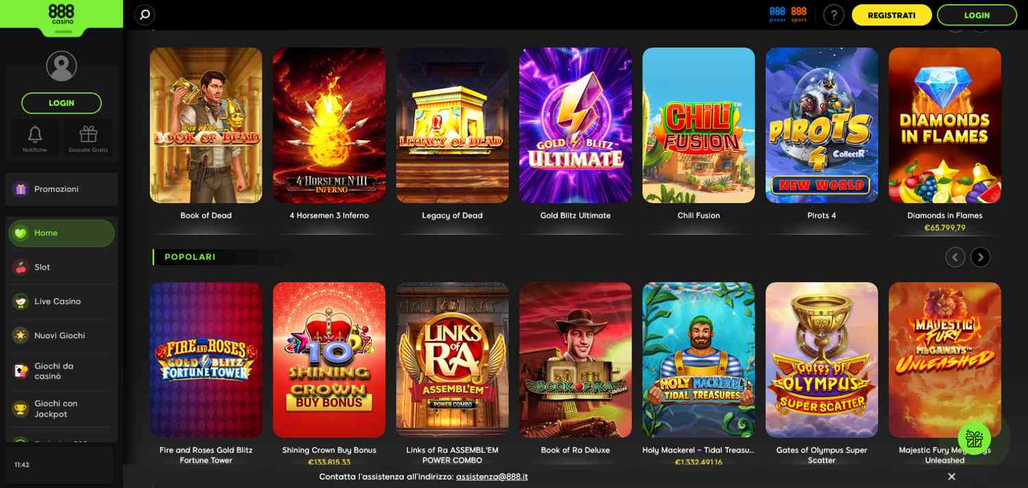 Migliori casino online: 888Casino