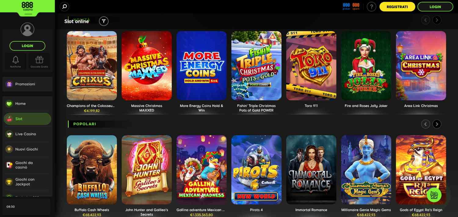 Alternative casino non AAMS: 888Casino