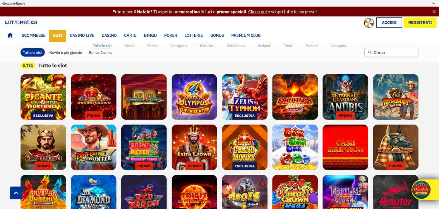 Alternative migliori casino non AAMS: Lottomatica