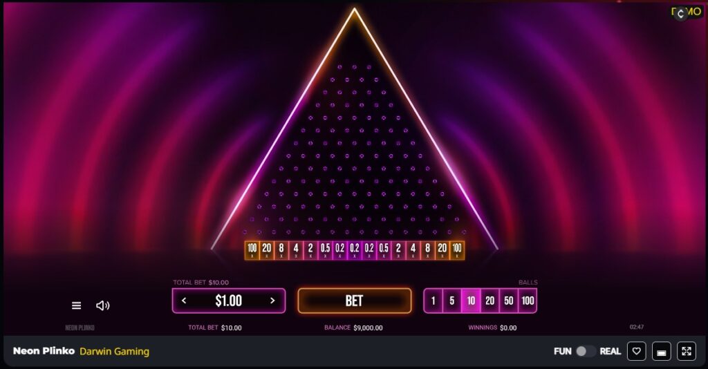plinko casino game