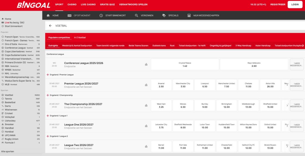 Bingoal Belgische bookmaker wielrennen veldrijden specialist