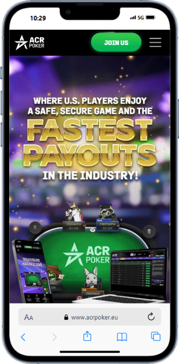 ACR Mobile Homepage