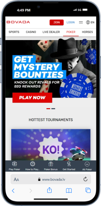 bovada poker screenshot