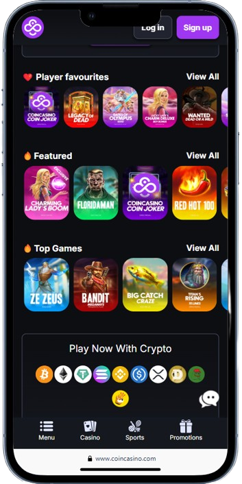 CoinCasino screenshot
