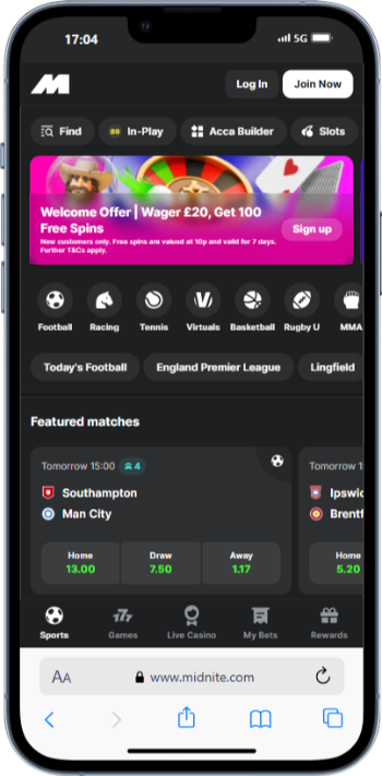 no gamstop betting sites midnite