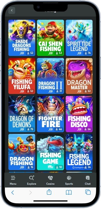 BC.Game casino screenshot