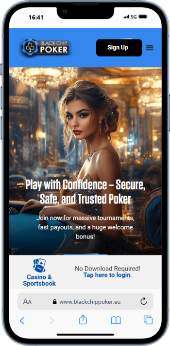 Black Chip Poker Homepage