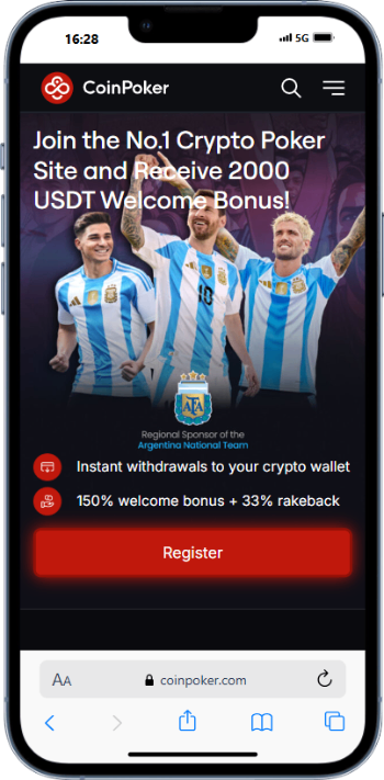 CoinPoker Homepage