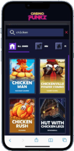 casino punkz chicken gambling game