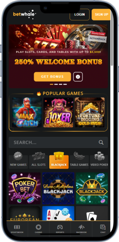 blackjack casino games betwhale