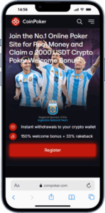 CoinPoker Anonymous Homepage