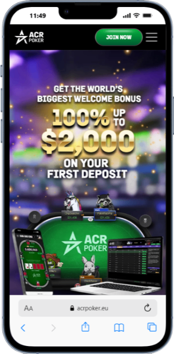 ACR Poker Homepage
