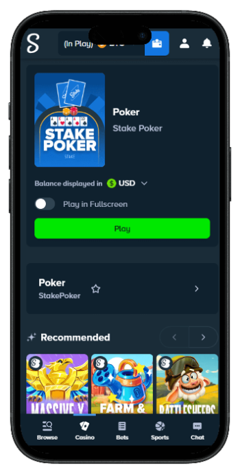 Stake Poker Homepage India