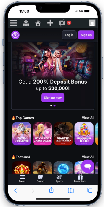 CoinCasino homepage for Ethereum Casinos