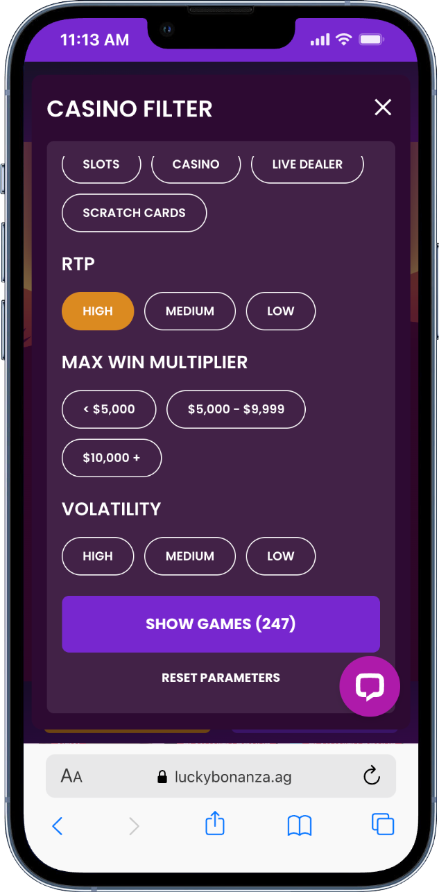 lucky bonanza casino high rtp video slots