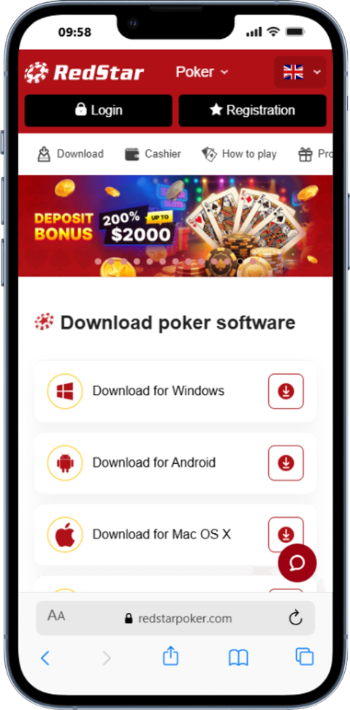 RedStar Poker Homepage Singapore