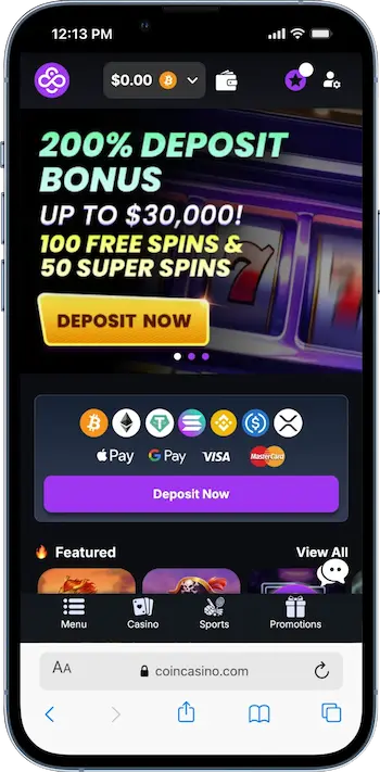 coincasino home page