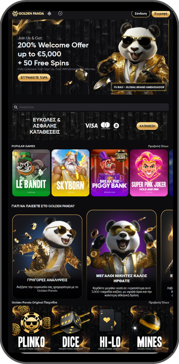 golden panda Bitcoin Καζίνο