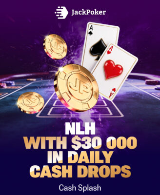 JackPoker Cash Splash NLHE Daily Cashdrops