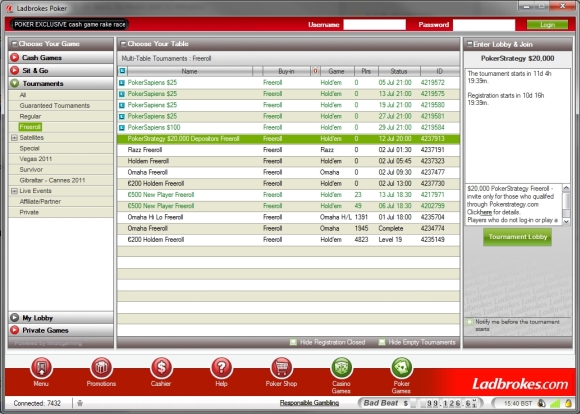 Ladbrokes Poker