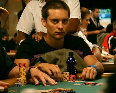 Tobey Maguire Poker