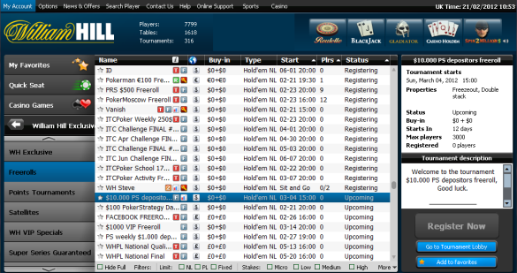 WH freeroll