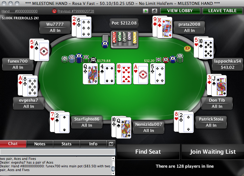 80-miliardowe rozdanie na PokerStars