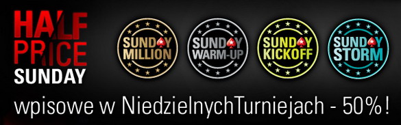 Half Price Sunday na PokerStars