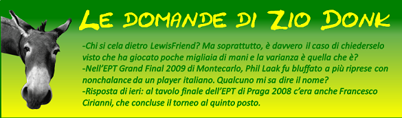 Le domande di Zio Donk Le domande di Zio Donk