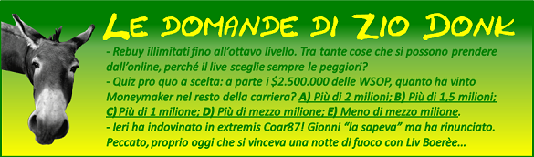Le domande di Zio Donk Le domande di Zio Donk
