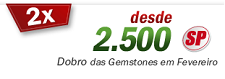 Gemstones a dobrar em fevereiro