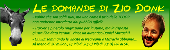 Le domande di Zio Donk Le domande di Zio Donk