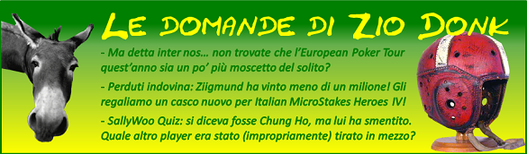 Le domande di Zio Donk Le domande di Zio Donk