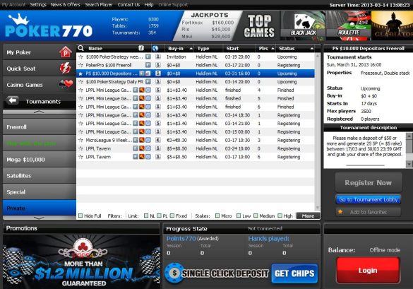 Poker770 $10k