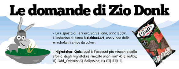 Le domande di Zio Donk Le domande di Zio Donk