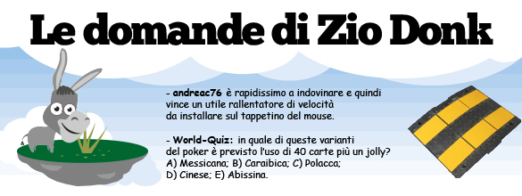 Le domande di Zio Donk Le domande di Zio Donk
