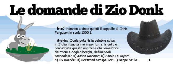 Le domande di Zio Donk Le domande di Zio Donk