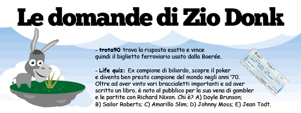 Le domande di Zio Donk Le domande di Zio Donk
