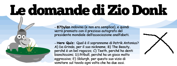 Le domande di Zio Donk Le domande di Zio Donk