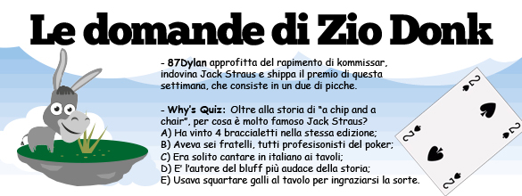Le domande di Zio Donk Le domande di Zio Donk
