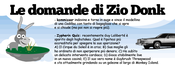 Le domande di Zio Donk Le domande di Zio Donk