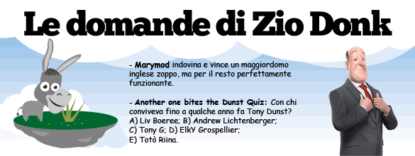 Le domande di Zio Donk Le domande di Zio Donk
