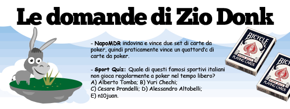 Le domande di Zio Donk Le domande di Zio Donk