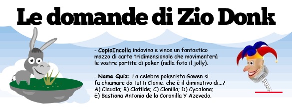 Le domande di Zio Donk Le domande di Zio Donk