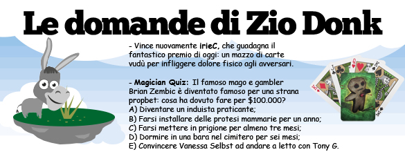 Le domande di Zio Donk Le domande di Zio Donk