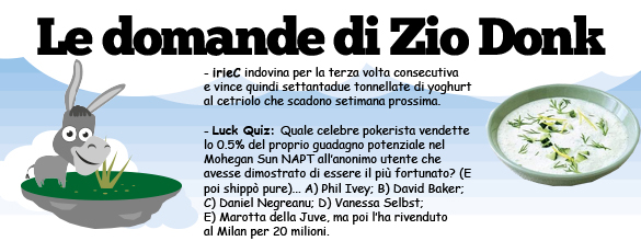 Le domande di Zio Donk Le domande di Zio Donk