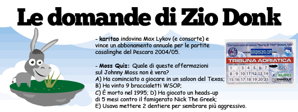 Le domande di Zio Donk Le domande di Zio Donk
